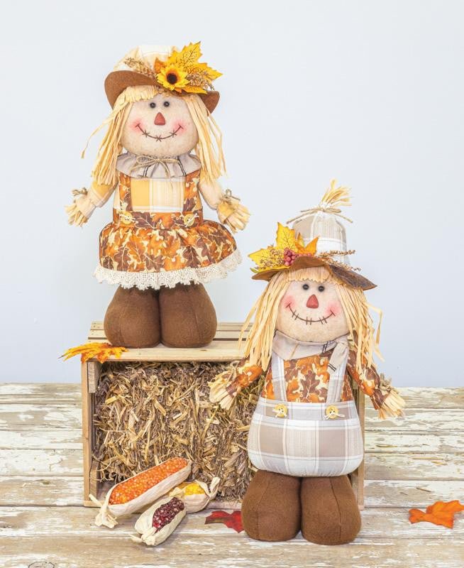 Harvest Grain Scarecrow Standers - 41087 - Boy - The Wreath Shop