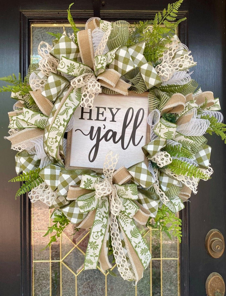 Hey Y'all Wreath Kit - Hey Y'all Wreath Kit - The Wreath Shop