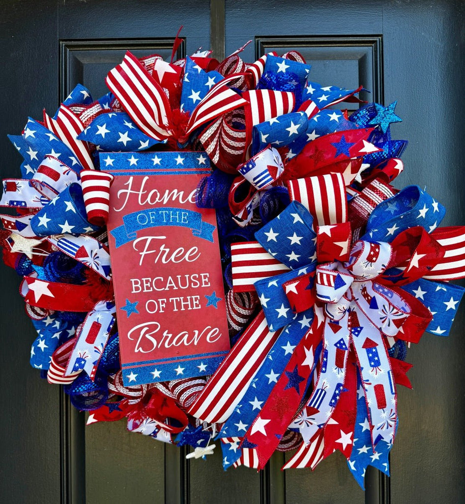 Home of the Free Wreath Kit - Home of the Free Kit - The Wreath Shop