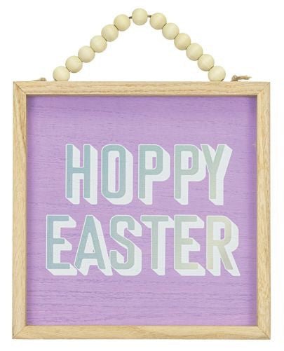 Hoppy Easter Framed Hanger - 61105-hoppy - The Wreath Shop
