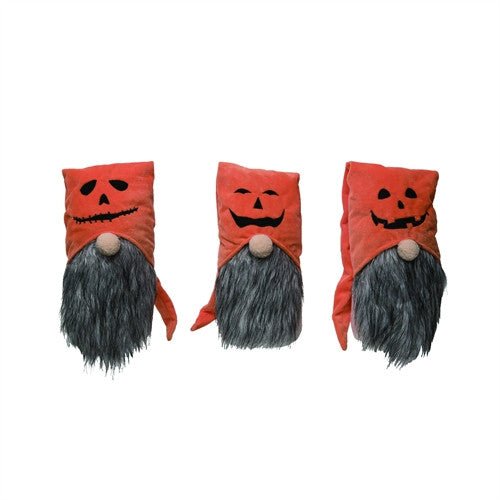Jack-o-Lantern Gnomes - R0120 - The Wreath Shop