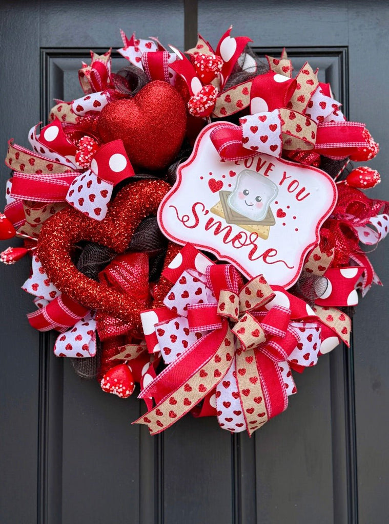 Love You S'more Wreath - Smore Wreath - The Wreath Shop