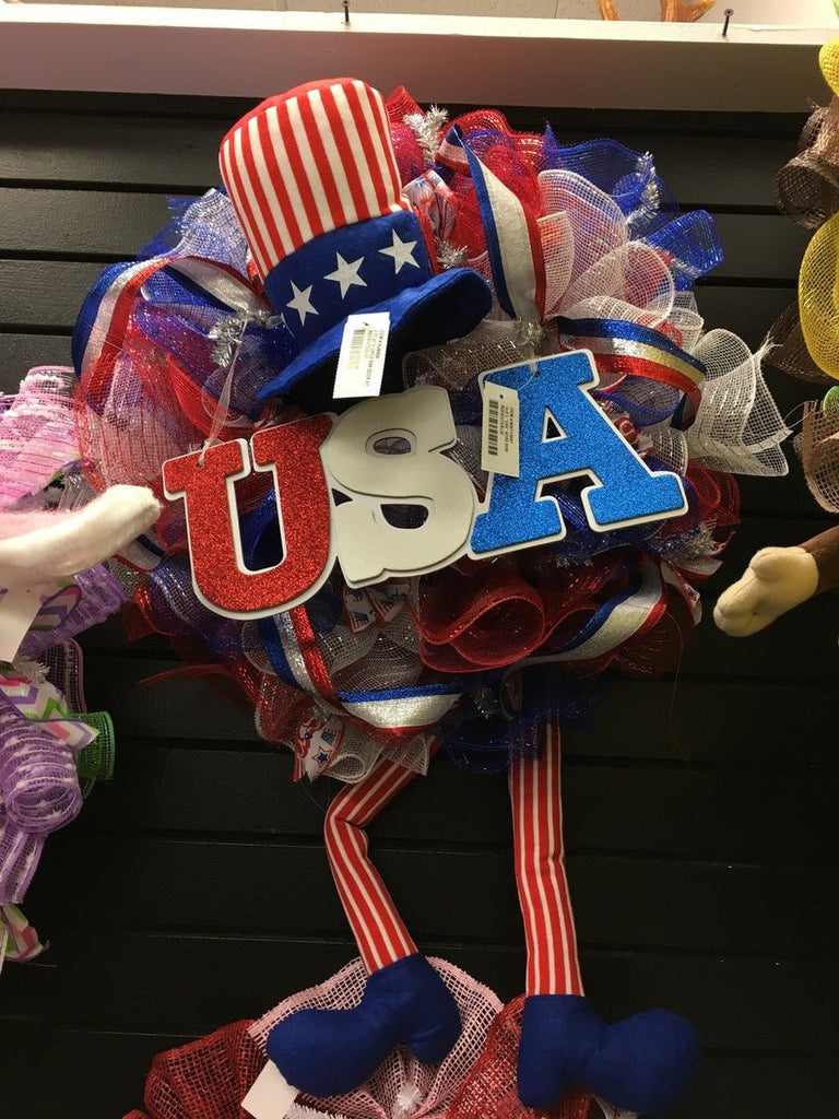 Patriotic Uncle Sam Wreath Kit - HJ9004 - The Wreath Shop