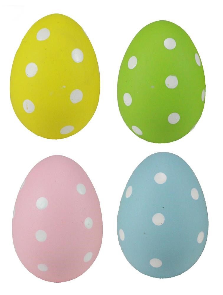 Polka Dot Easter Eggs, Bag of 6 - HE6162-pink - The Wreath Shop
