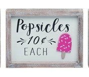 Popsicle 10 Cents Sign - A5302 - popsicle - The Wreath Shop