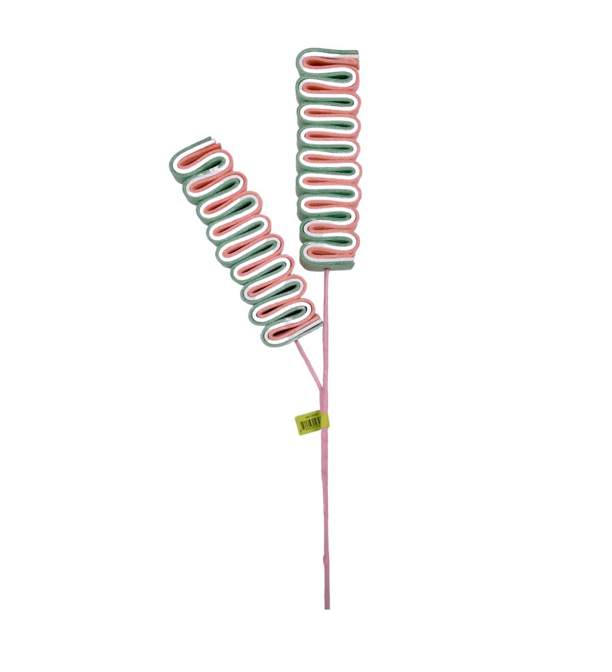 Ribbon Candy Spray: Mint/Pink - 84812MIPK - The Wreath Shop