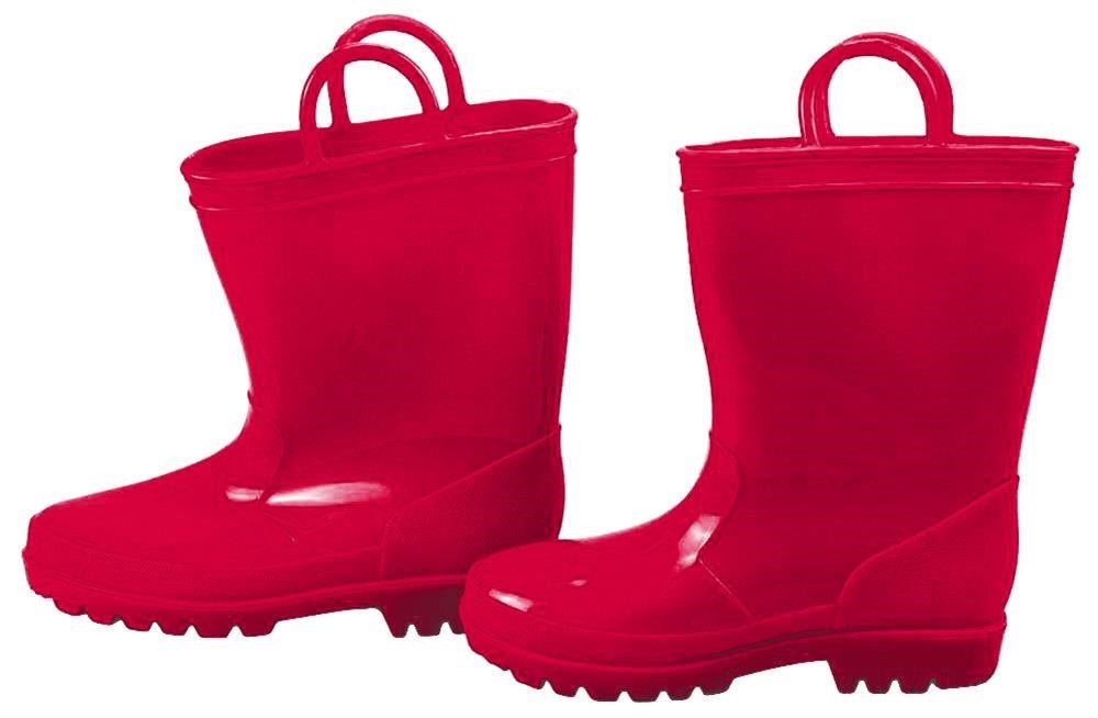 Rubber Rain Boot Containers (Set of 2): Red - MD072424 - The Wreath Shop