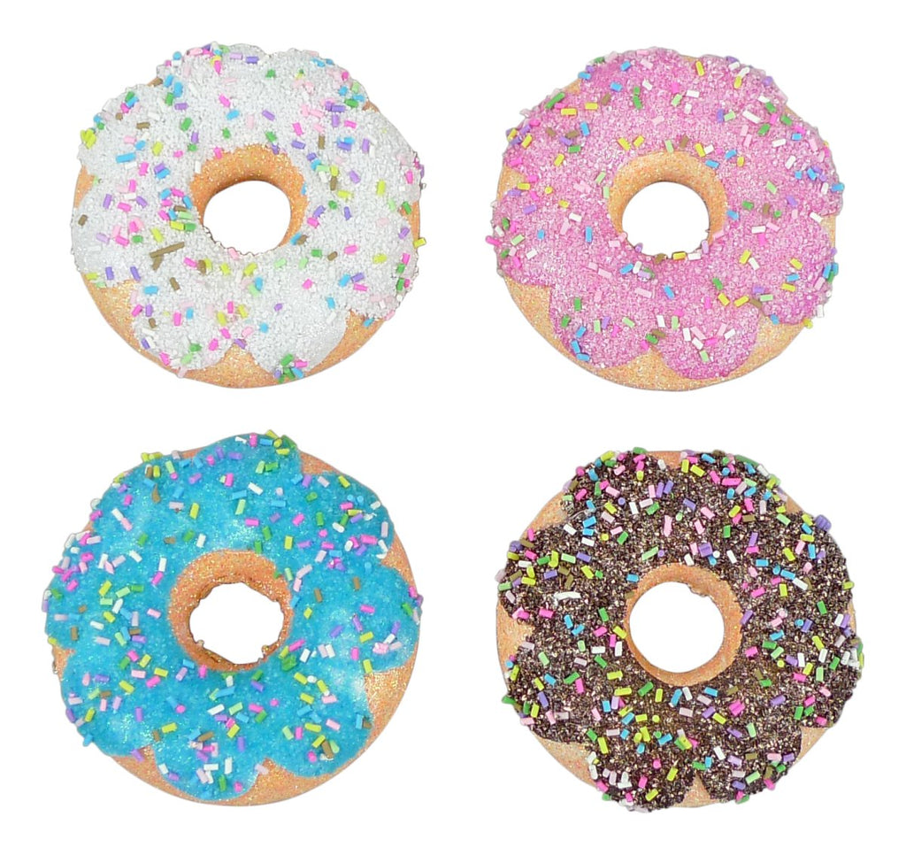 Sprinkle Donut Ornaments, Bag of 4 - 84660MIX - The Wreath Shop