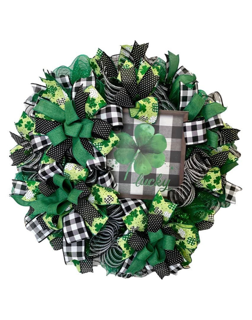 St. Patrick's Day Wreath (Example Only) - St. Patrick's Day Wreath - The Wreath Shop