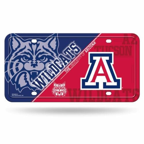 University of Arizona Wildcats Metal License Plate - MTG460102 - The Wreath Shop