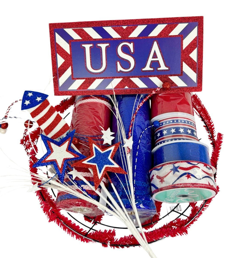 USA Wreath Kit - USA Wreath Kit - The Wreath Shop