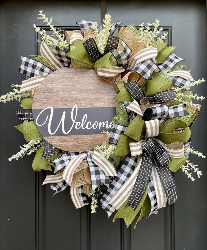 Welcome Wreath - Free Shipping - Welcome Wreath - The Wreath Shop