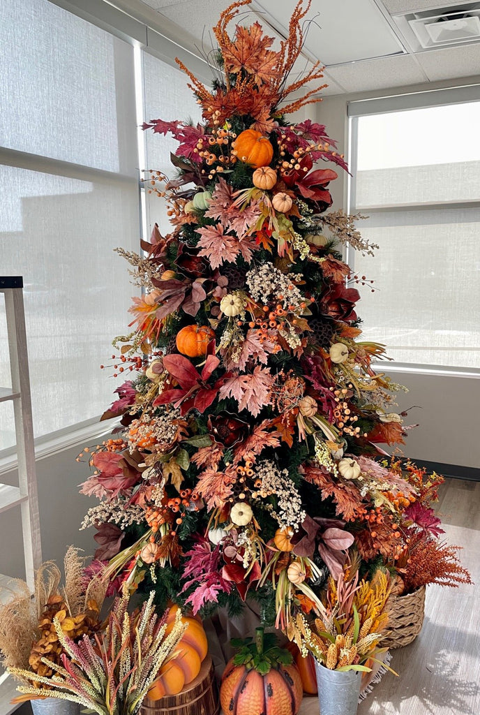 Fall Floral Tree 2023 - The Wreath Shop