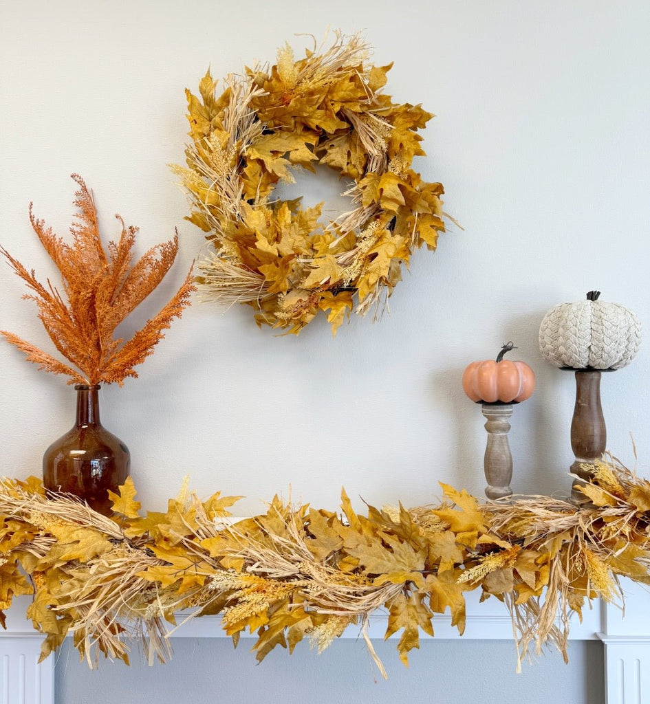 Fall Mantle - The Wreath Shop