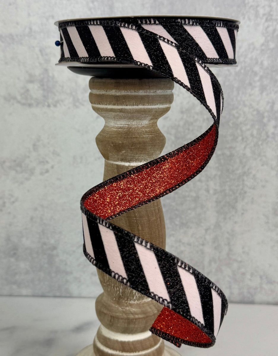 Halloween Ribbon Roses 1