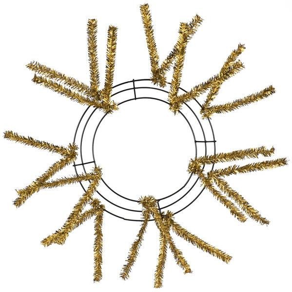 10-20" Small Pencil Work Wreath Form: Gold - XX167908 - The Wreath Shop