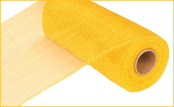10" Deco Poly Mesh: Two Tone Yellow/Gold - RE130032 - The Wreath Shop
