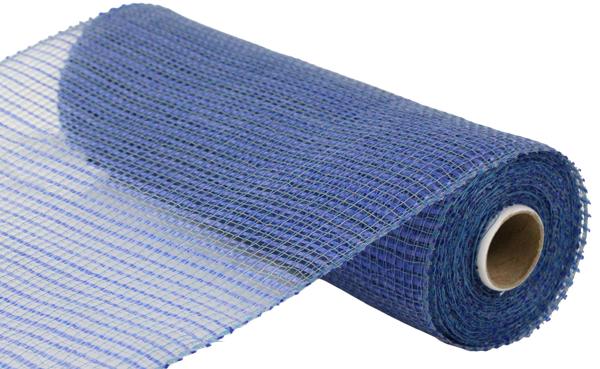 10" Wide Strip Deco Poly Mesh: Country Blue - RE8900XA - The Wreath Shop