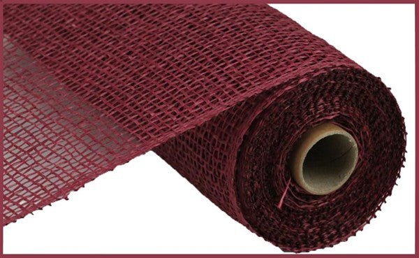 10" x 10yds Poly Burlap Mesh: Burgundy - RP810005 - The Wreath Shop