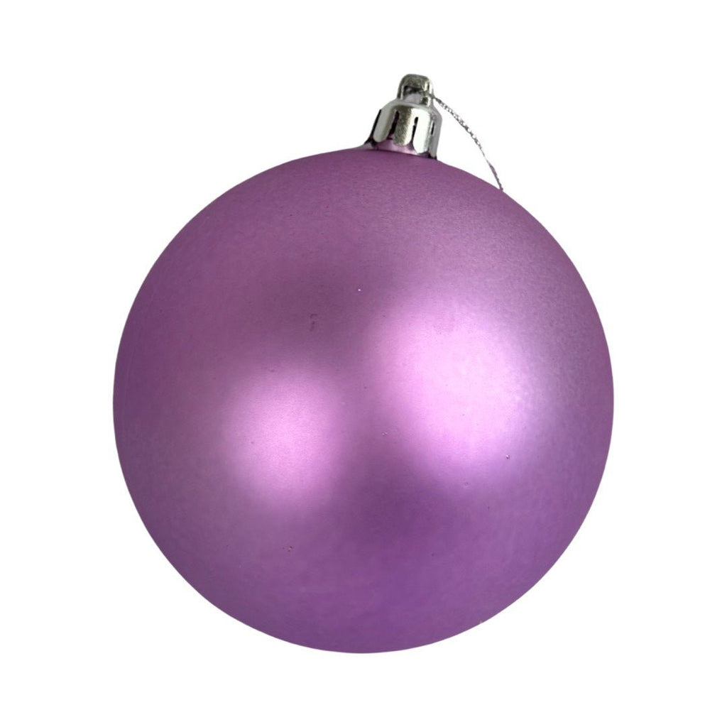 100mm Ball Ornament: Matte Lavender - XH260113 - The Wreath Shop