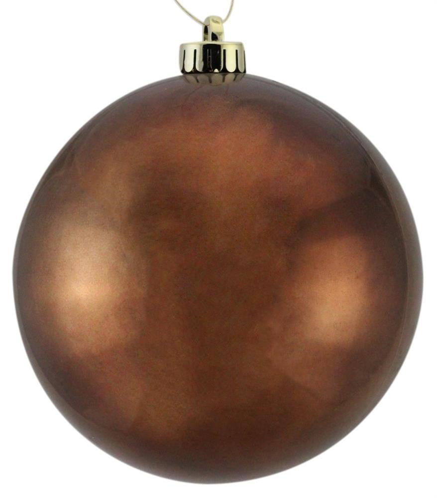 100mm VP Smooth Ball Ornament: Choc Brown - XH1002EG - The Wreath Shop
