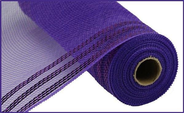 10.5" Border Stripe Mesh: Purple - RY850223 - The Wreath Shop