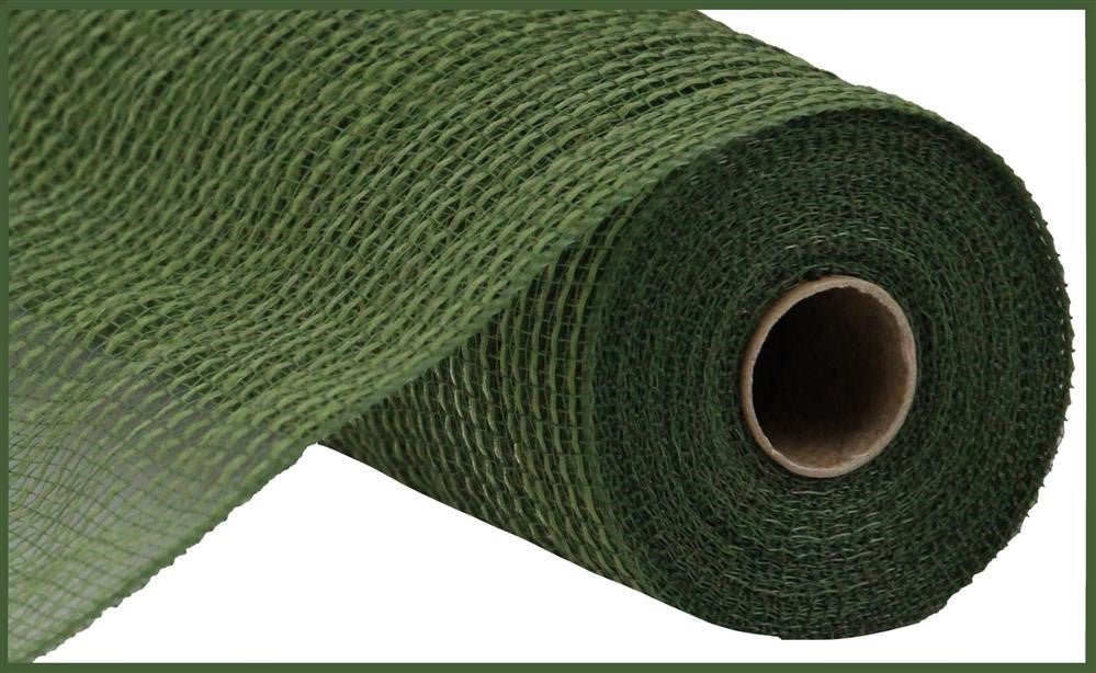 10.5" Fabric Mesh: Moss Green - RY831249 - The Wreath Shop