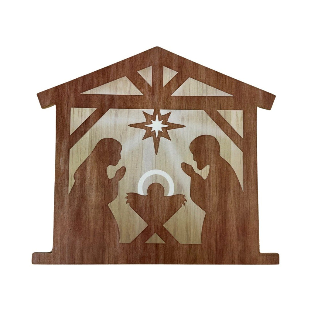 10.5" Nativity Sign - AP7330 - The Wreath Shop