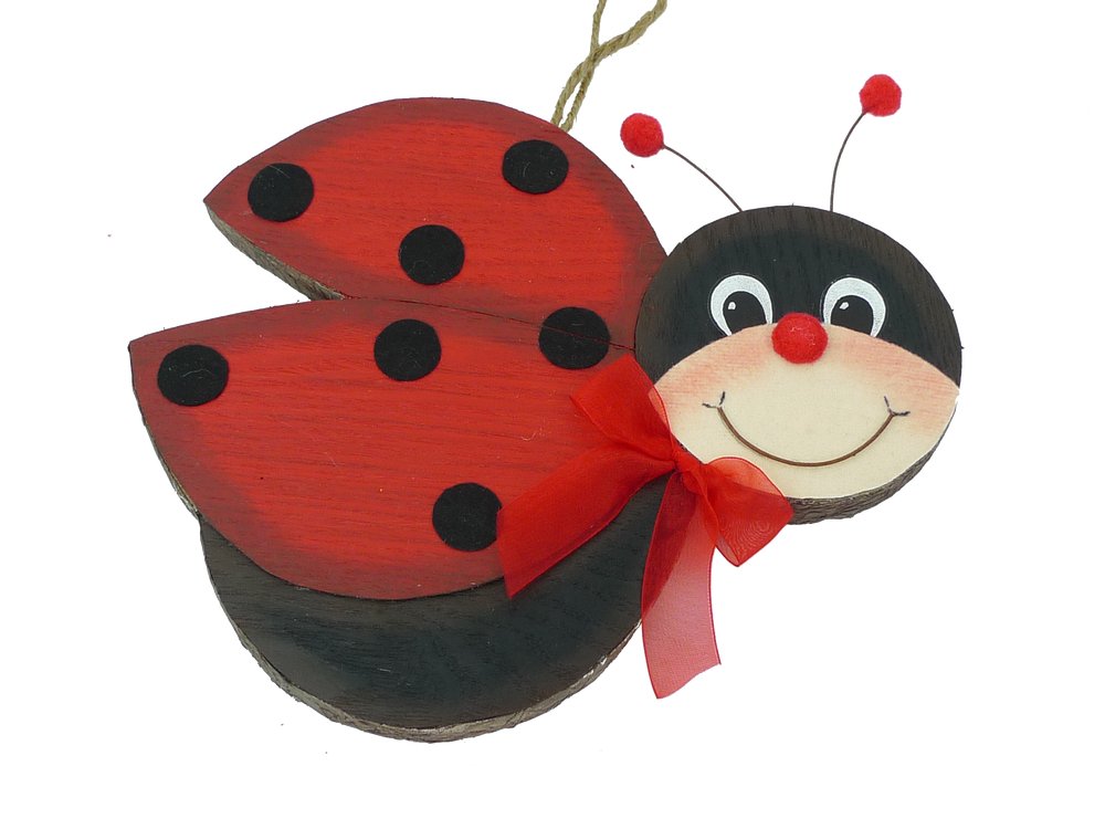 11" Painted Ladybug - 62786RD - The Wreath Shop