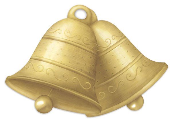 12" Metal Bells - MD101808 - The Wreath Shop