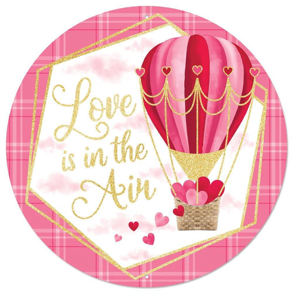 12" Metal Love is in the Air Sign - MD1073 - The Wreath Shop