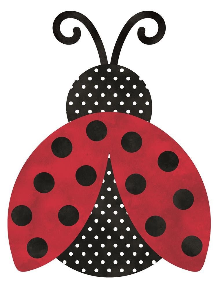 12" Metal Polka Dot Ladybug - MD0705 - The Wreath Shop