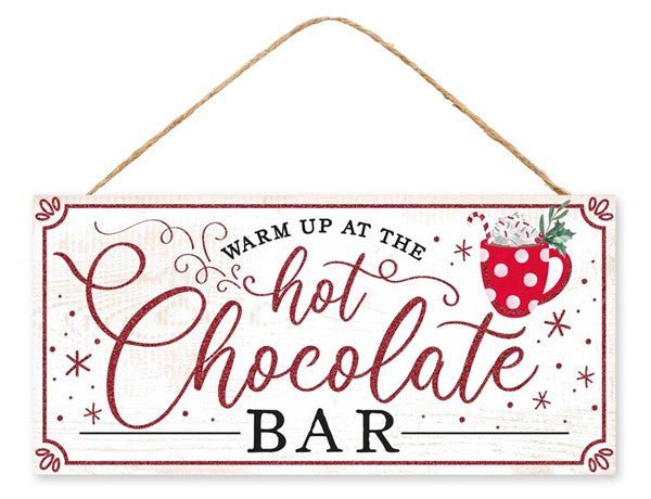 12.5" Hot Chocolate Bar Sign - AP8931 - The Wreath Shop