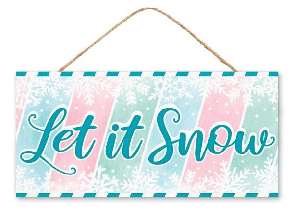 12.5" Let It Snow Sign - AP7807 - The Wreath Shop