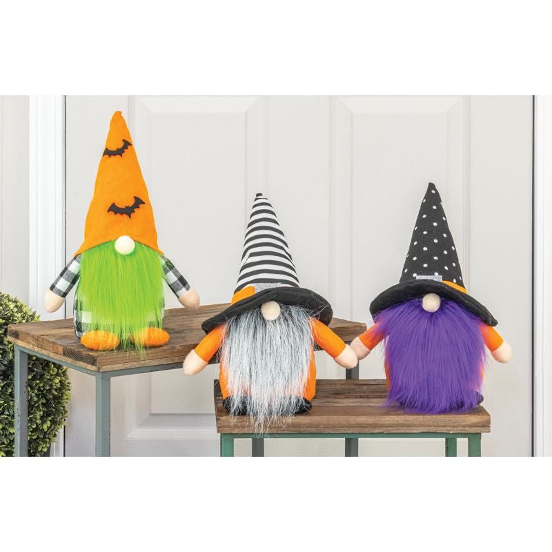 13" Halloween Wizard Gnome - 52117 - Solid - The Wreath Shop