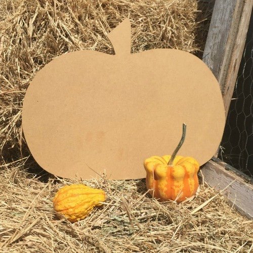 14" Wide Pumpkin Shape, Unfinished - wide pumpkin - The Wreath Shop