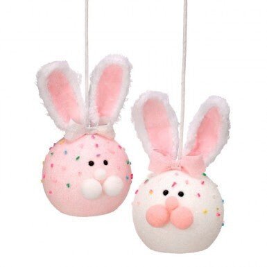 15" Sprinkle Bunny Cake Pop - MT25906-white - The Wreath Shop