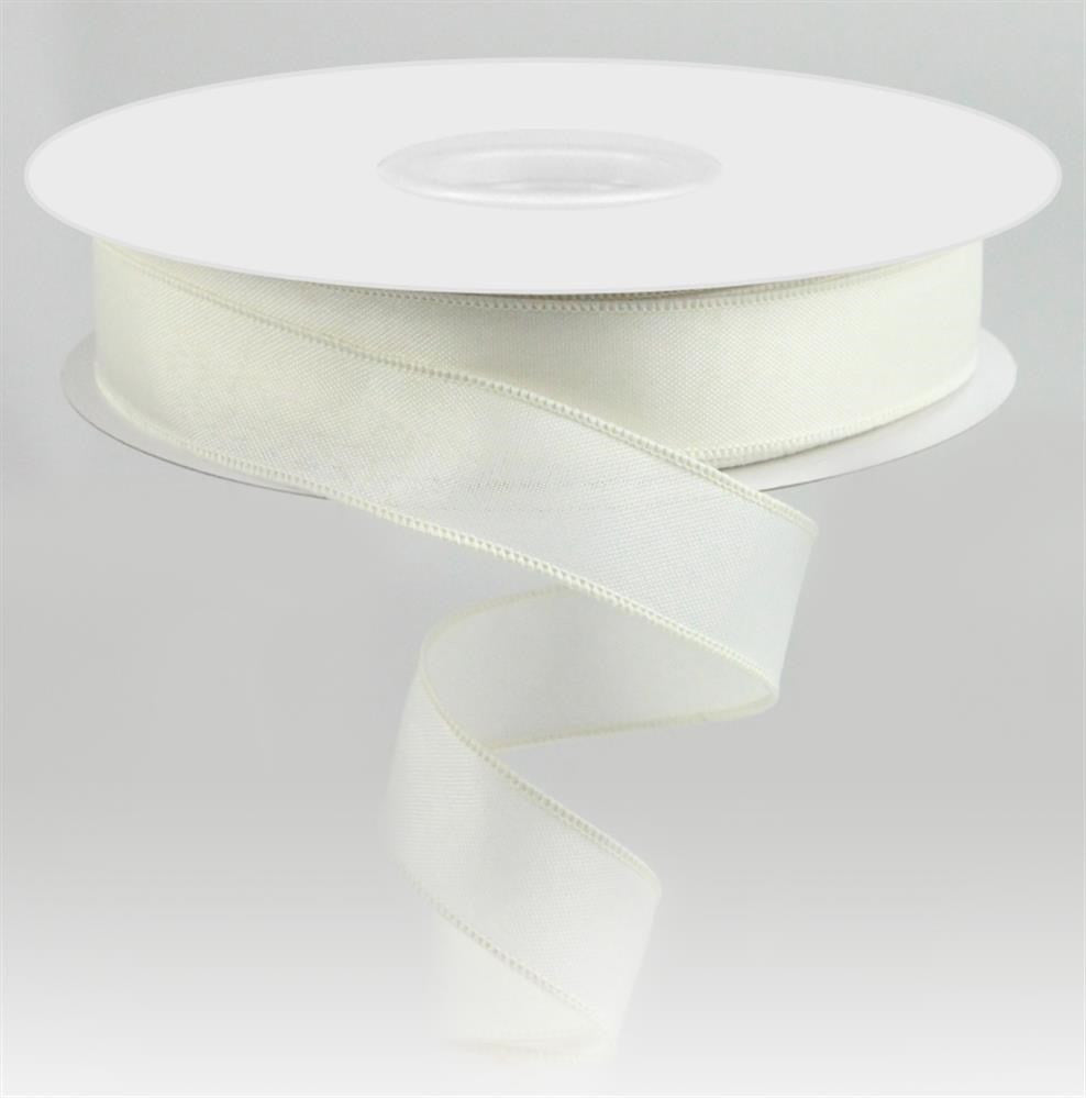 1.5" x 50yd Value Faux Burlap Ribbon: Cream - RC5000C2 - The Wreath Shop