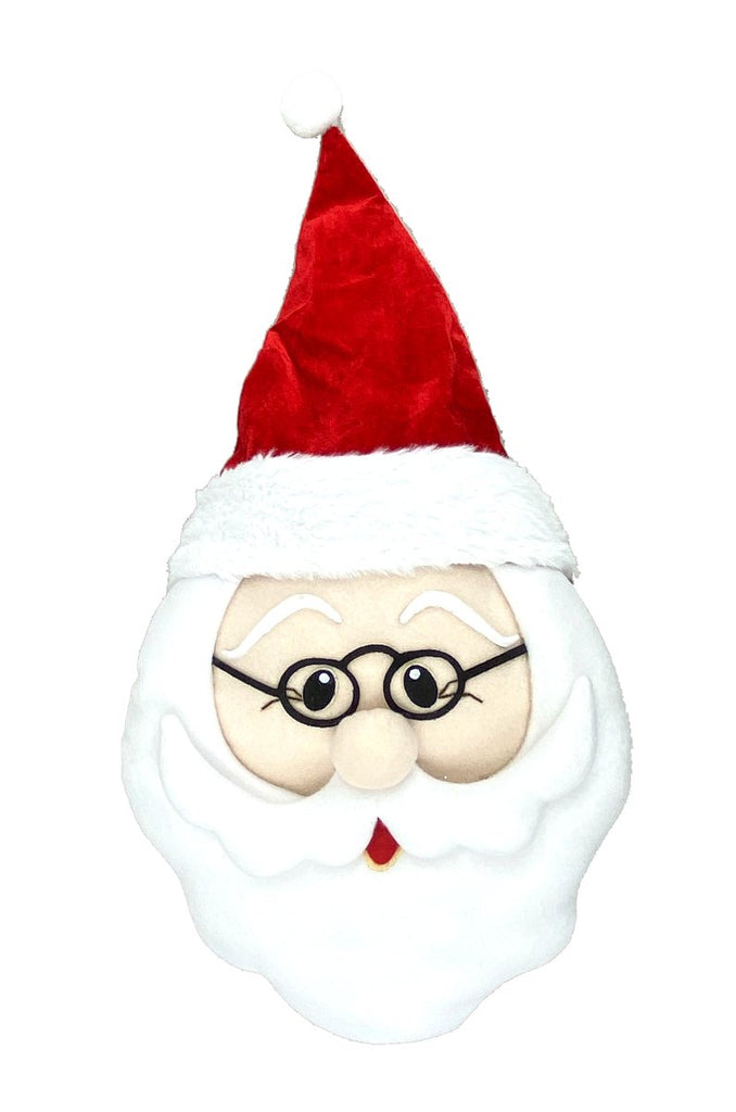 16" Plush Santa Head - 85294RDWT - The Wreath Shop