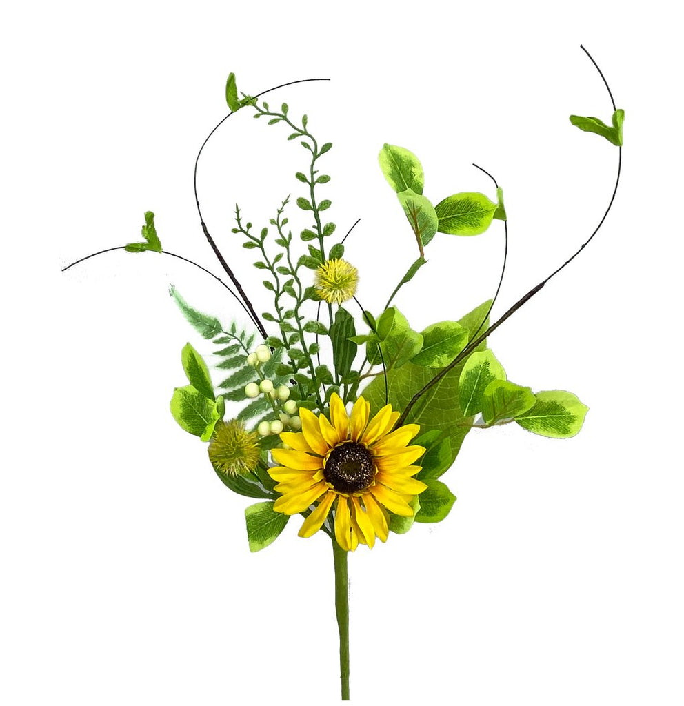 16" Sunflower Mix Pick - 63053SP16 - The Wreath Shop