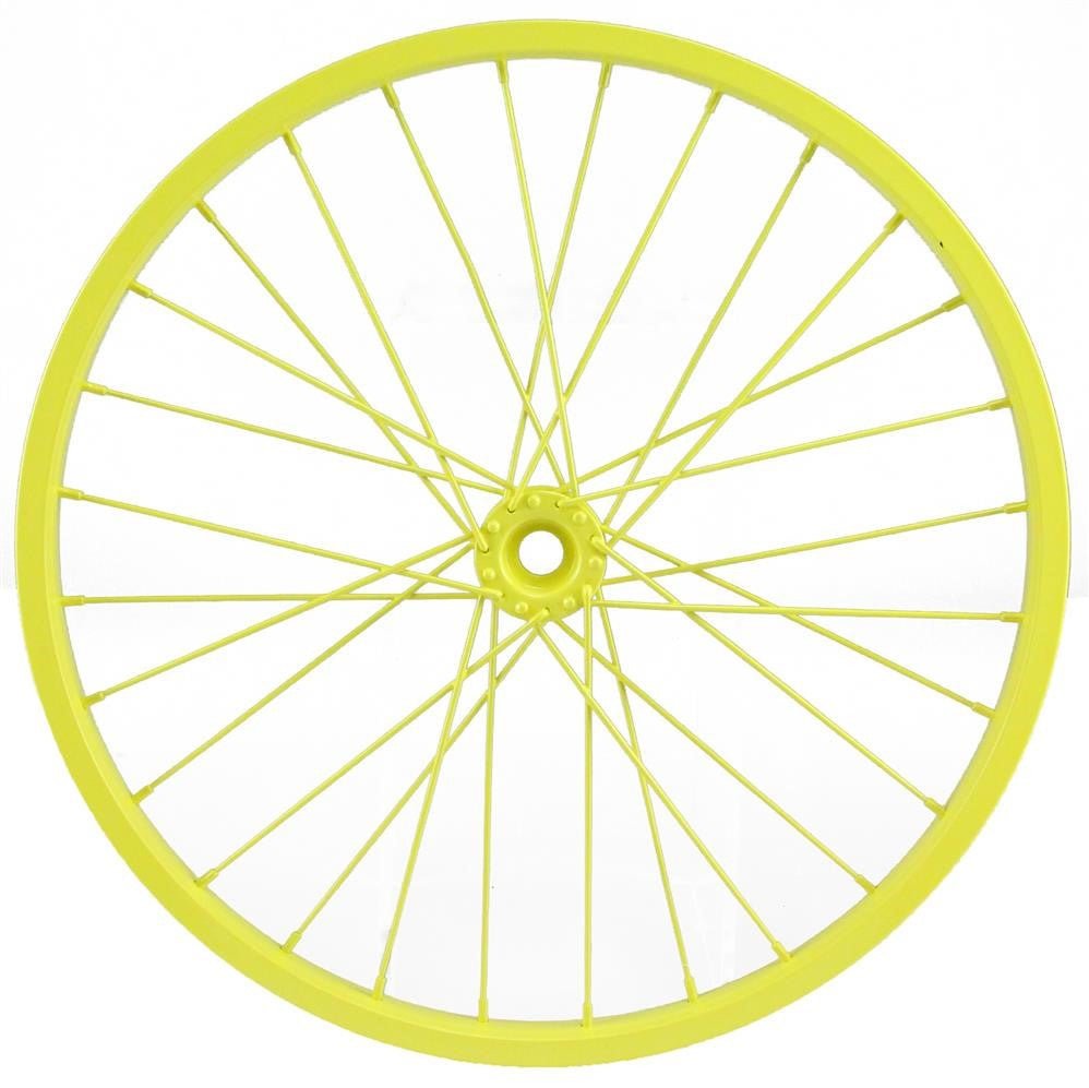 16.5" Decorative Bicycle Wheel: Yellow - MD050729 - The Wreath Shop