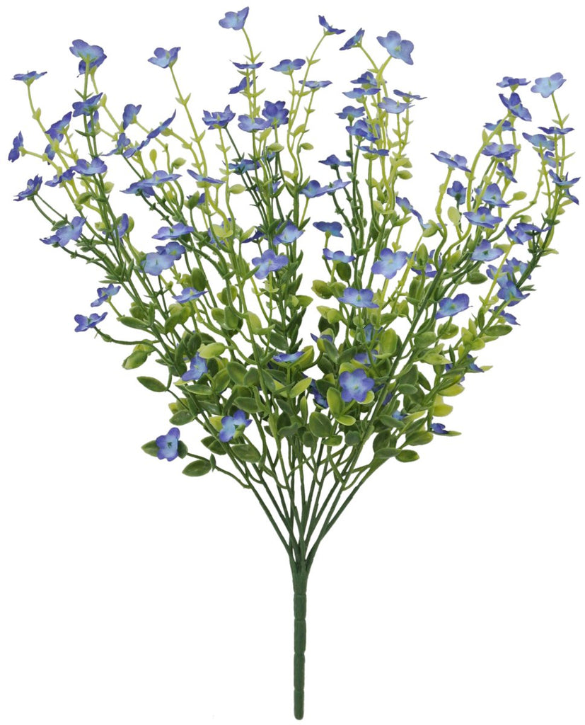 17" Forget Me Not Bush: Blue - 83416-BL - The Wreath Shop