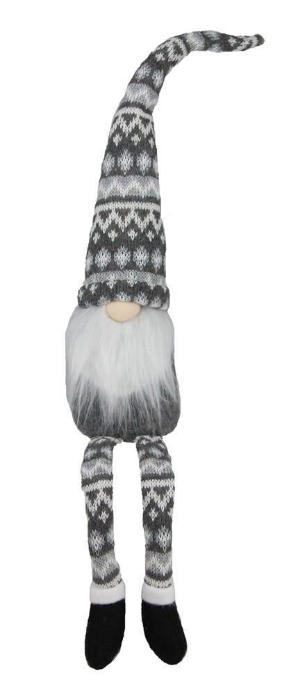 17" Grey Sweater Gnome - XN4179 - The Wreath Shop