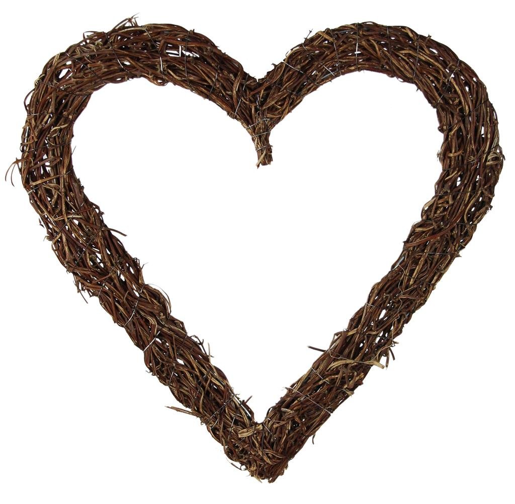 17" Wild Vine Heart Wreath - TT8246 - The Wreath Shop