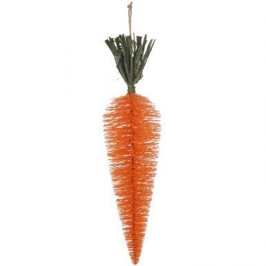 18" Glitter Bristle Carrot - MT26031 - The Wreath Shop