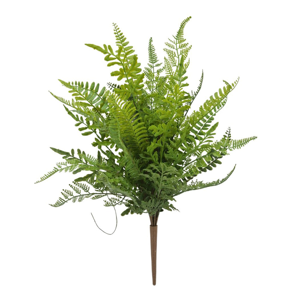 18" Real Touch Mixed Fern Spray - 84248 - The Wreath Shop