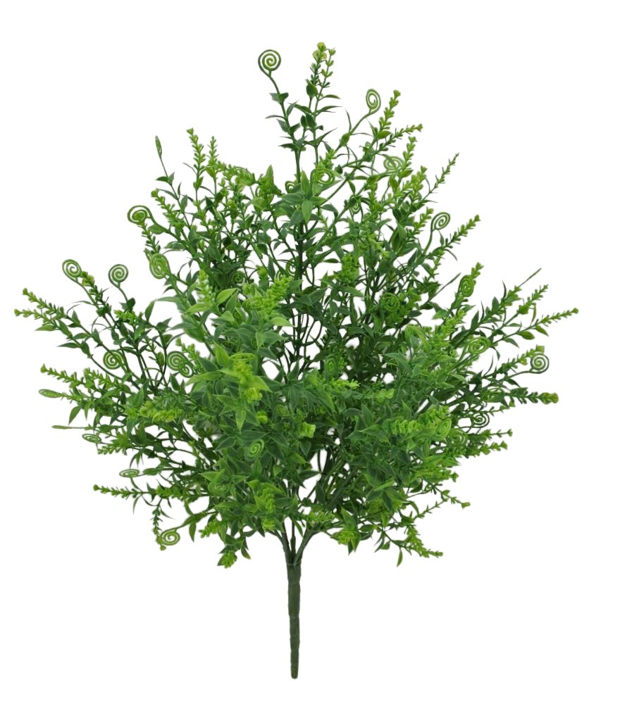 19" Mixed Greenery Bush - 84103 - The Wreath Shop