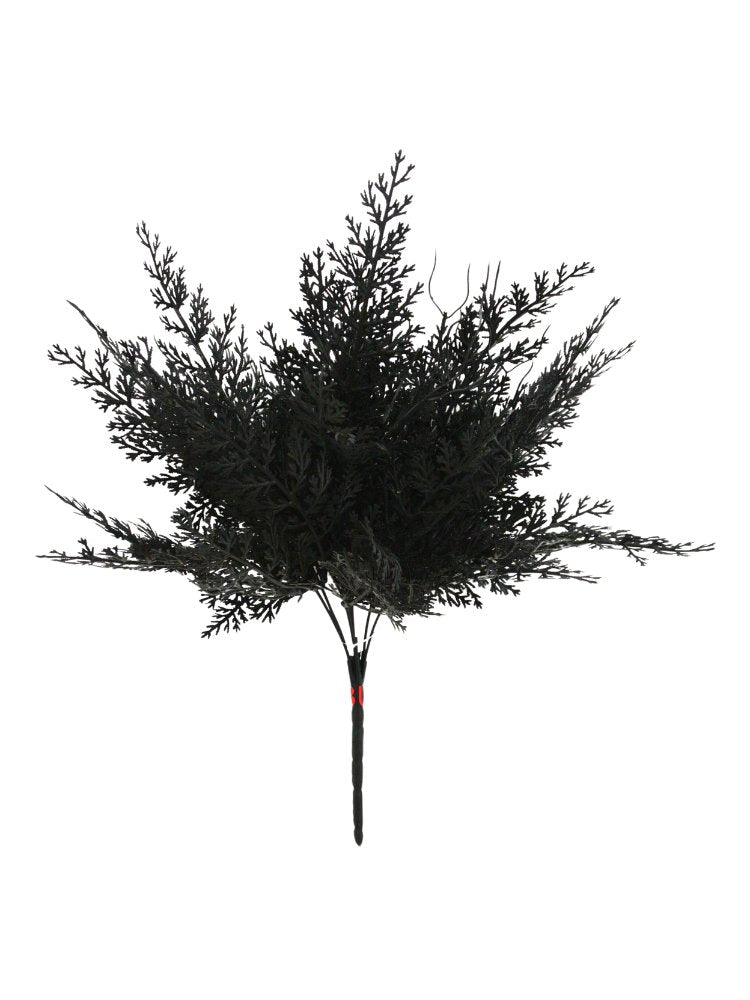 19" Plastic Pine Bush: Black - 84475 - The Wreath Shop