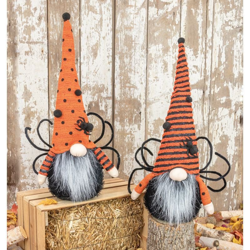 20" Halloween Spider Gnome - 52097 - Dots - The Wreath Shop