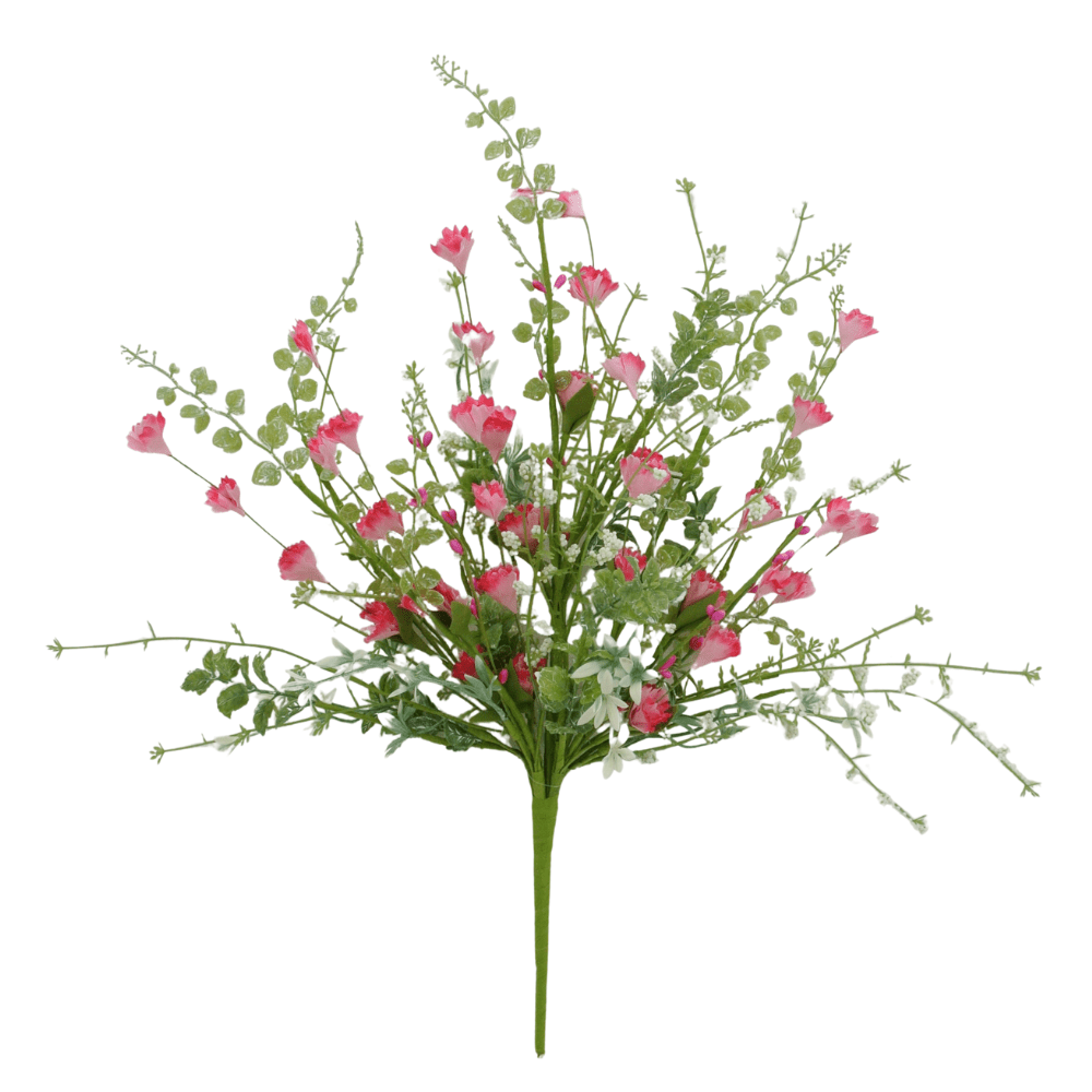 20" Linum Bush: Pink - 40200 - PK - The Wreath Shop